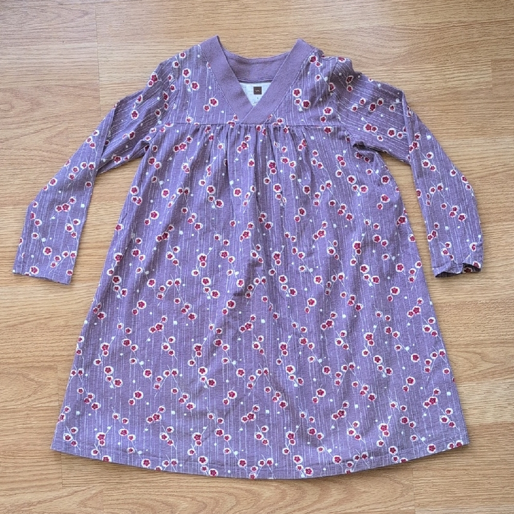 Tea Collection Lavender V-Neck Dress